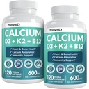 4-i-1 Kalciumtillskott för kvinnor och män - Kalcium med vitamin D3 K2 5000 IE Supplement, 601 mg per portion för hjärta, ben och kroppsförsvar - Glutenfri, Vegan-Friendly (240 ct)