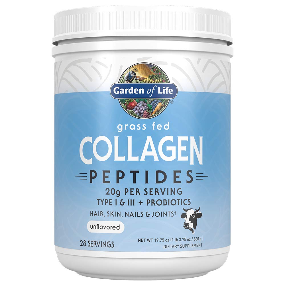 Puutarha Life Grass Fed Collagen Powder, Elderberry Gummies - Immuuneja tukea, hiukset ihon kynnet nivelet, 120 vegan gluteeniton Gummies