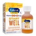 Enfamil Tri-Vi-Sol spädbarn multivitamin droppar, stöder tillväxt och immun hälsa för spädbarn, 50ml flaska