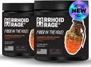 Fiber och Magnesium Gummies, stöder Digestive Health, lindrar förstoppning, hjälper till att förebygga hemorrojder, har både löslig och olöslig fiber, tillverkad i USA, 60 ct (2)