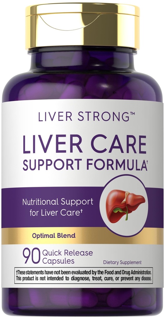 Carlyle Liver Support Supplement for Miehet ja naiset ... 90 kapselia...