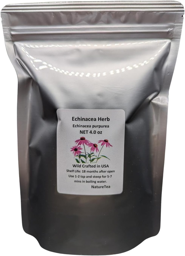 Echinacea Yrtti - Echinacea purpurea Loose Leaf C/S 100% luonnosta (4 oz)