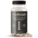 TruHeight Growth Capsules - Natural Growth & Development Supplement för barn & tonåringar - stöds av barnläkare - Vitamin D, K, Calcium & Ashwagandha - Ben styrka kapslar - Barn Vitaminer, Ålder 5 +