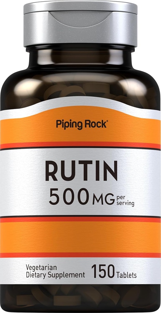 Piping Rock Rutin 500 mg ... 150 tablettia... Kasvissyöjä, ei-GMO, gluteeniton täyte