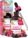 Zahler - Kidophilus Liquid Drops Probiootit lapsille (4 Fl Oz) Certified Kosher Kids Probiootti terveille Digestion & Immuuni Tuki - Hedelmät Punch Flavored Lasten Probiootti Drops täydentää