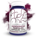 Andrographis paniculata Capsules ... 200 mg... 60 Count...50% Andrographolides... tukee immuunifunktiota... tukee solufunktiota.