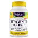 Terve alkuperä D3-vitamiini 10 000 IU (ei-GMO, korkea teho, luutuki, immuunituki, gluteeniton), 120 Softgels