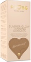Summer Glow Tanning Gummies - Miami Vice Flavor - Pineapple, Coconut och Strawberry - Vegan - Gluten-Free - Dairy-Free - Naturliga ingredienser - Essential Nutrients - Travel Size - 30 -Day Supply