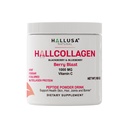 Hallusa Natural Hydrolyzed Collagen Peptides Powder 1000mg kanssa C-vitamiinia. BlackBerry & Blueberry Maku. 4g Collagen per tarjoilu.
