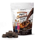 BariatricPal Sokeriton kalsiumsilikaatti Pehmeät purut 500 mg D-vitamiini ja Probiootit Belgia Chocolate Caramel 90 Count (1 kuukauden toimitus)