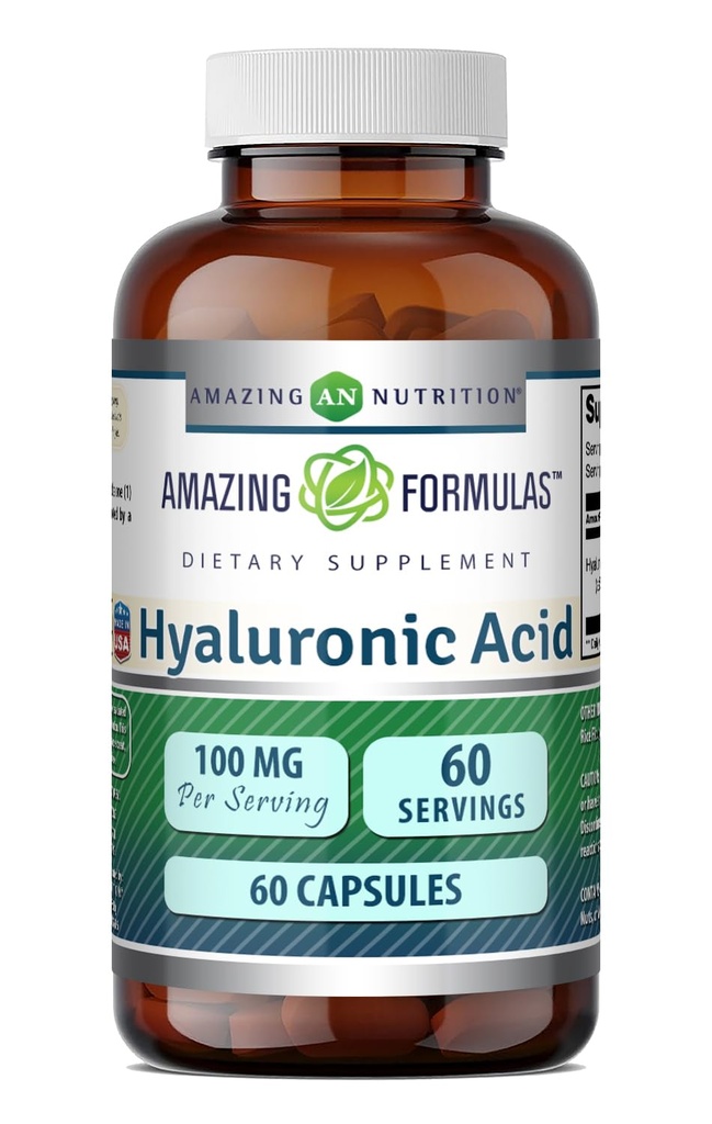 Amazing Formula Hyaluronic Acid 100 Mg Supplement ...