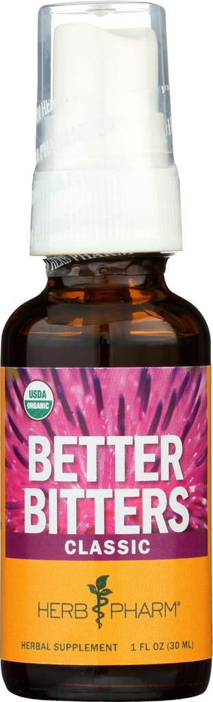 Herb Pharm Paremmat Bitters Certified Organic Diveral Bitters, Classic, 1