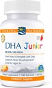 Nordic Naturals Pro DHA Junior, Mansikka - 180 Mini Pureskeltavat pehmeät geelit - 250 mg Total Omega-3s EPA & DHA - Aivojen kehitys & Visual Function - ei-GMO - 45 Servings