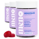 O Positiv MENO Gummies for Menopause, 30 Tarjoilua (paketti 3) - Hormonittomat lisäravinteet naisille, joilla on musta Cohosh & Ashwagandha KSM-66 - Auttaa Alleviate Hot Flashs, Night Swats, & Mood Swings