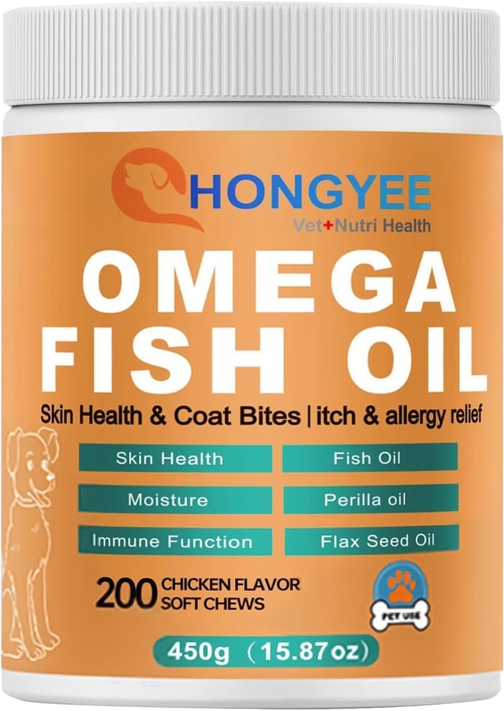 Skin & Coat Care Omega 3 Soft Chews lemmikki - Kalaöljyä koirille Terveellinen iho 