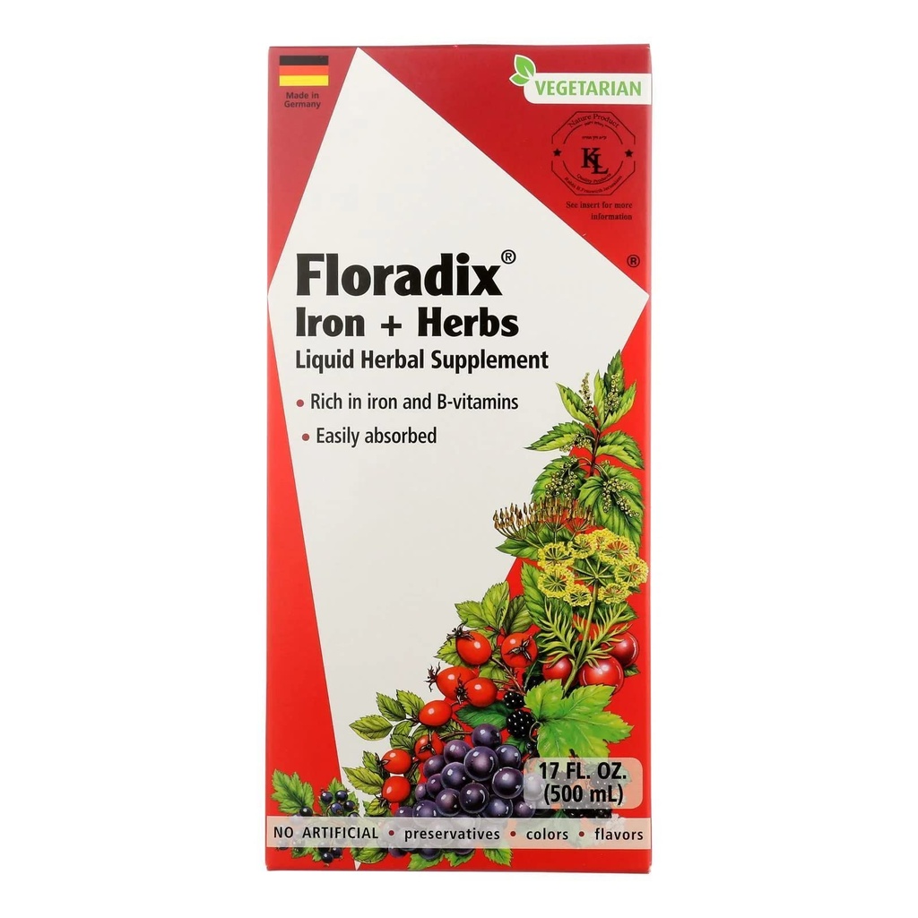 FLORADIX Iron & Yrtit, 17 FZ