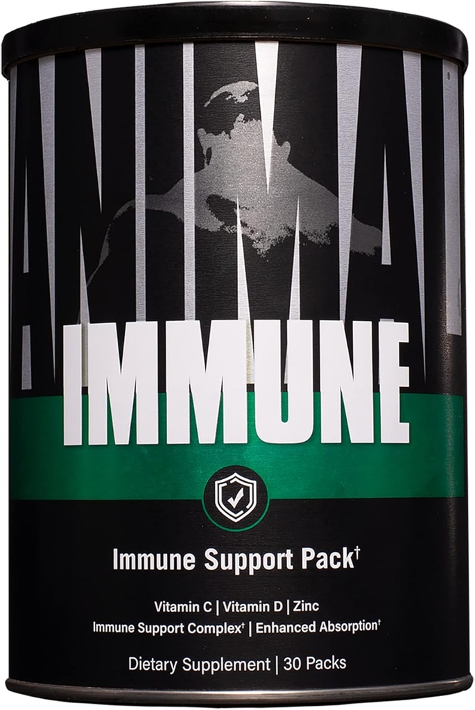 Animal Immuuni Pak - Sinkki, C-vitamiini, D-vitamiini, Olive Leaf Extract, Black Pepper Extract ja enemmän, Immuuni Pill Packs, 30 Count