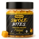 Kreatin Gummies 5000mg - Vegan - Muskelbyggare - Styrka och energistöd - 120 greve - Mango smak - Kreatinmonohydrattillskott för män och kvinnor