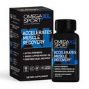OmegaXL Sport Extra Strength Lihasten Recovery täydennysosa ja hengitysteiden tuki täydentää - parantaa DOMS ja ROM, kliinisesti tuettu vihreä-lippy mussel öljy (60 Softgels)