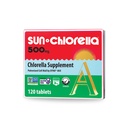 Sun Clorella 500mg Koko kehon hyvinvointi Vihreä Algae Superfood Superfood Superfood Supplement - Immuuni puolustus, Gut Health, Natural Puhdistus, Energia Boost - klorofylli, B12, Rauta, proteiini - ei-GMO - 120 tablettia