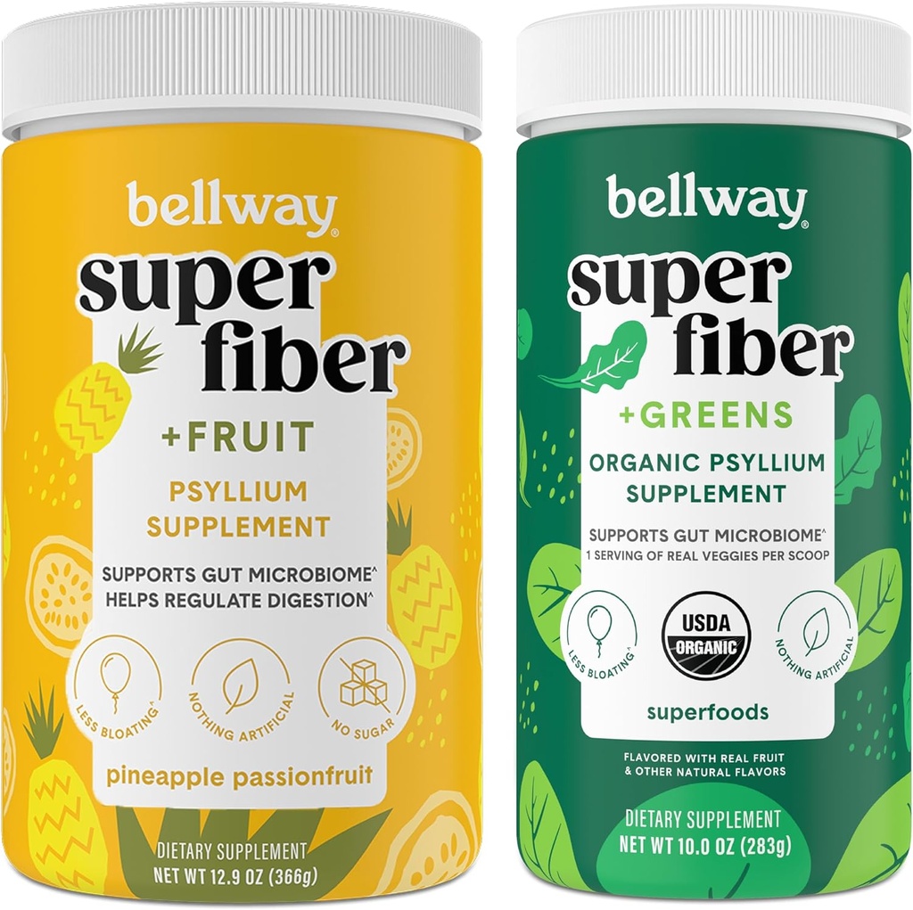 Bellway Super Kuitujauhe + Hedelmät, Ananas Passion Fruit Super Fiber + Vihreät