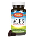 Carlson - ACES, A-, C-, E- ja Seleeni, Cellular Health & Immunosupport, antioksidantti, 50 Softgels