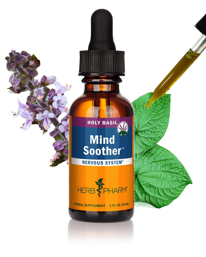 Herb Pharm Ahdistuneisuus Soother nestemäistä kasviperäistä Formula Kava uute ja Pyhä Basil Essential Oil lievän ja satunnaisen ahdistuneisuus tukea* - 1