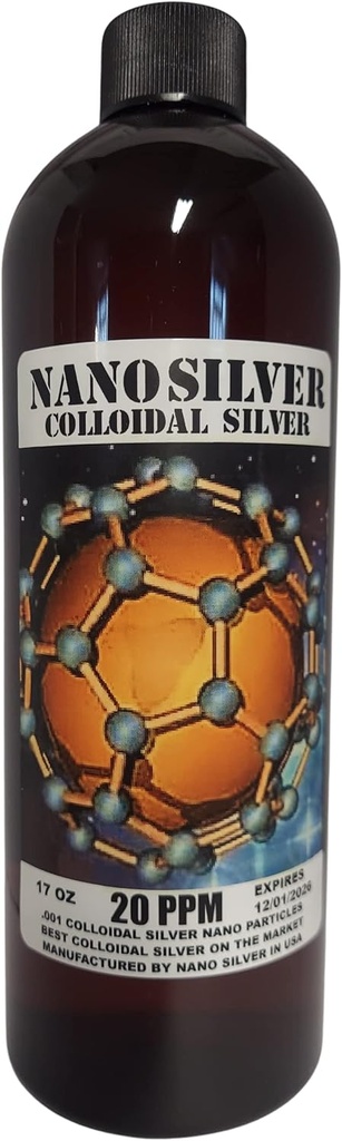 Nano Hopea Kolloidinen Hopea 51 Ounces Kolme pulloa Kolloidinen Hopea ...