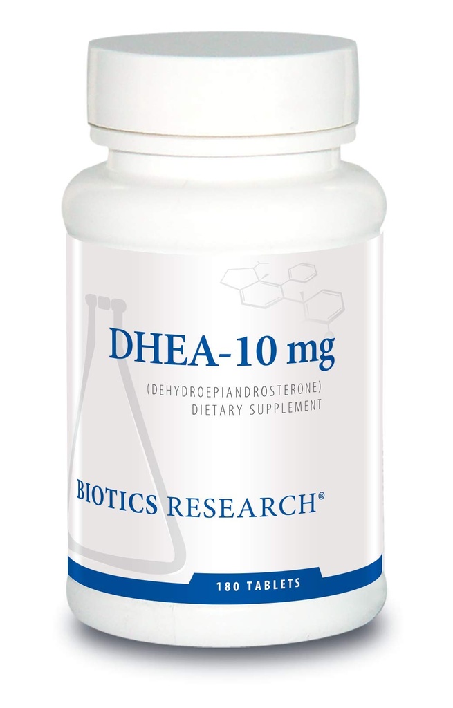 Biotics Research DHEA 10 Milligram Hormonaalinen tasapaino, aineenvaihdunta, parantunut mieliala ja Outlook, ikä Armollisesti, Terve Stressi vaste, 180 tablettia