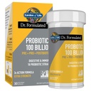Garden of Life Dr. Formulated Pre, Post & Probiootit 100 miljardia PMY Kerran päivässä 3-in-1 Täydellinen Probiootit, Prebiootit & Postbiootit Supplement naisten ja miesten .