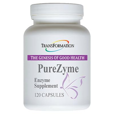 HYVÄN TERVEYDEN GENESISIN TRANSFORMATION - Purezyme High-Potency Protease Blend Enzyme Supplement, lääkäri suositeltava - Advanced Formula Maximum Ravitsemus & Gut Health, 120 kapselia