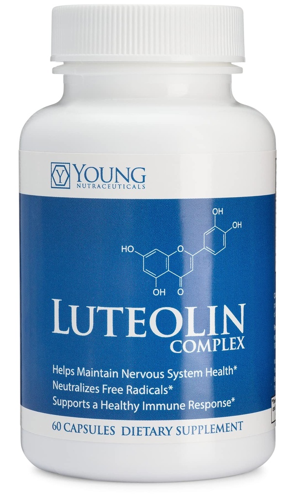 Mirica YoungNutra Luteolin Complex - Stöder ett hälsosamt immunsvar och hjälper till att upprätthålla nervsystemets hälsa * - 60 kapslar