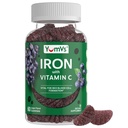 Iron Gummies täydentää C-vitamiinia 10 mg rauta täydentää ... Suuria makupaloja Rypäleen maku ... Tukee immuuni terveyttä ja auttaa rautapuutos ... Vegan, Kosher, ei-GMO 60 Count