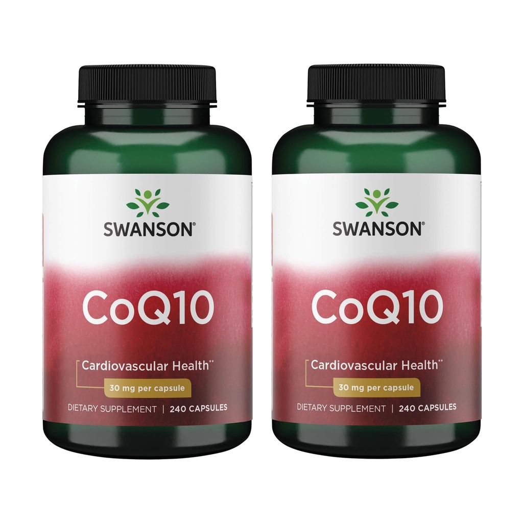 Swanson Coq10 30 mg 240 Caps (2 pakkaus)