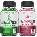 Ashwagandha & Magnesium Gummies for Improved Sleep & Strengthened Body Functions. Ashwagandha Boosts Mieliala ja energia - Magnesium auttaa takaisin lihasten ja lievittää kramppeja - Vegan