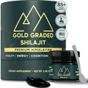 Shilajit Resin | 500mg High Potency, Shilajit Pure Himalayan Organic, 85+ Trace Minerals & Fulvic Acid | Shilajit för Energy & Immune Support | Gold Grade Shilajit, Shilajit för Män & Kvinnor | 30g