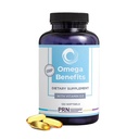 PRN DE Omega 3 Supplement - 120 Softgels, 30-dagars Supply - rTG Omega 3 Fatty Acids med 1680mg EPA, 560mg DHA & Vitamin D för hud, gemensam, hjärna, ögon och hjärthälsa