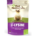 Pet Naturals Lysiini kissat, kananmaku, 60 purukumia - Immuuneja ja hengitysteiden tuki kissat - Ei vehnää tai maissia - Eläinlääkäri suositeltava
