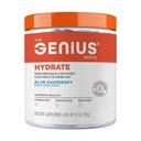 Genius Brand Genius Hydrate - Elektrolyytti täydentää päivittäin Hydraation - Kookosvesi - Sokeriton - 8 Essential Minerals & Nutrients - Ei-GMO - Sininen Vadelma - 50 tarjoilut