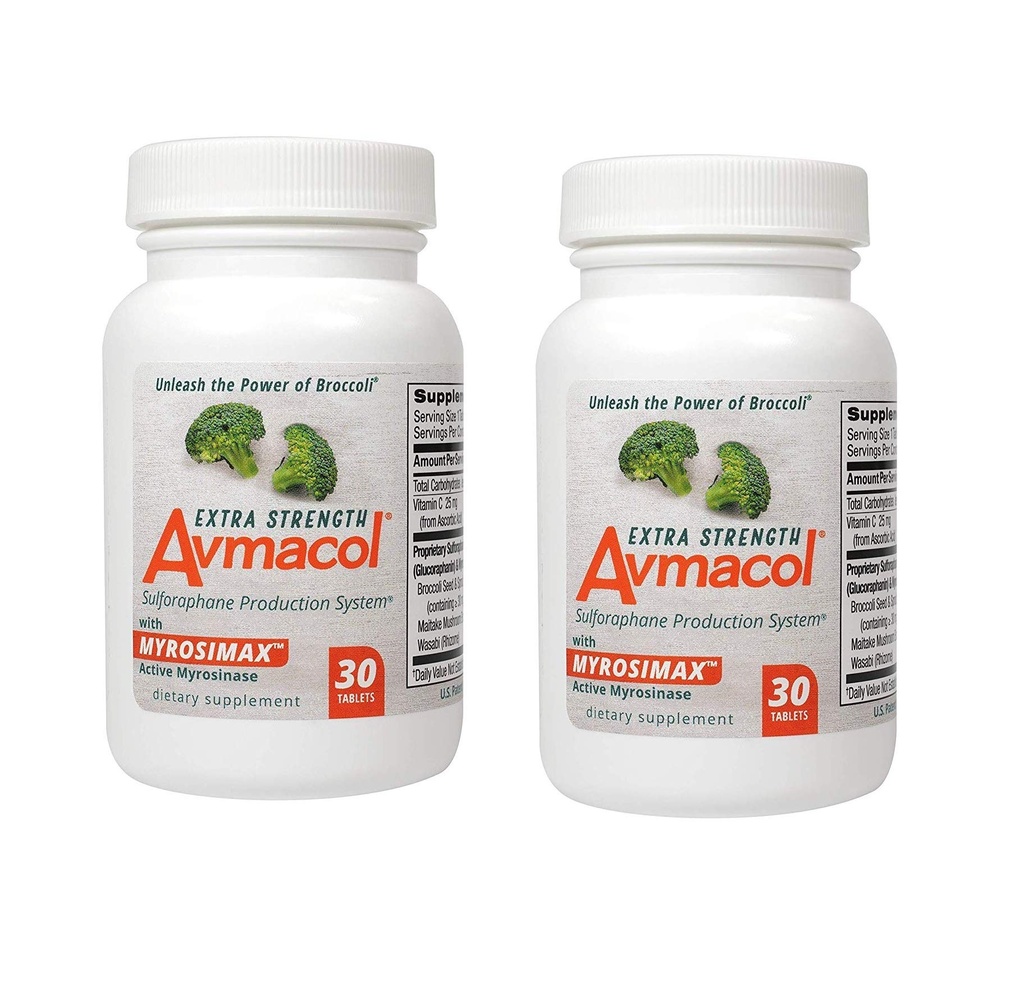 Avmacol Extra Strength Sulforaphane Production System for Immunosupport, 60 tablettia