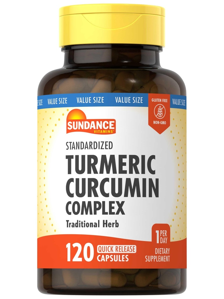Sundance Turmeric Curcumin Complex ... 120 kapselia Black Pepper Extract...
