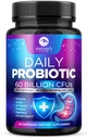 Probiootit 60 miljardia PMY - 10 kanta + digestiivinen entsyymit ja prebiootit - paras probiootti naisille ja miehille, tukee immuuni, Gut Health, satunnainen ummetus, ripuli, kaasu & turvotus - 60 kapselia