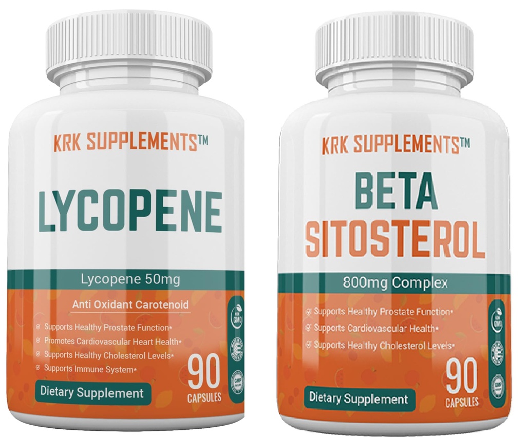 Betasitosterolin ja lykopeenin Bundle Combo