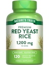 Nature's Truth Red Yeast Rice Capsules 1200 mg 