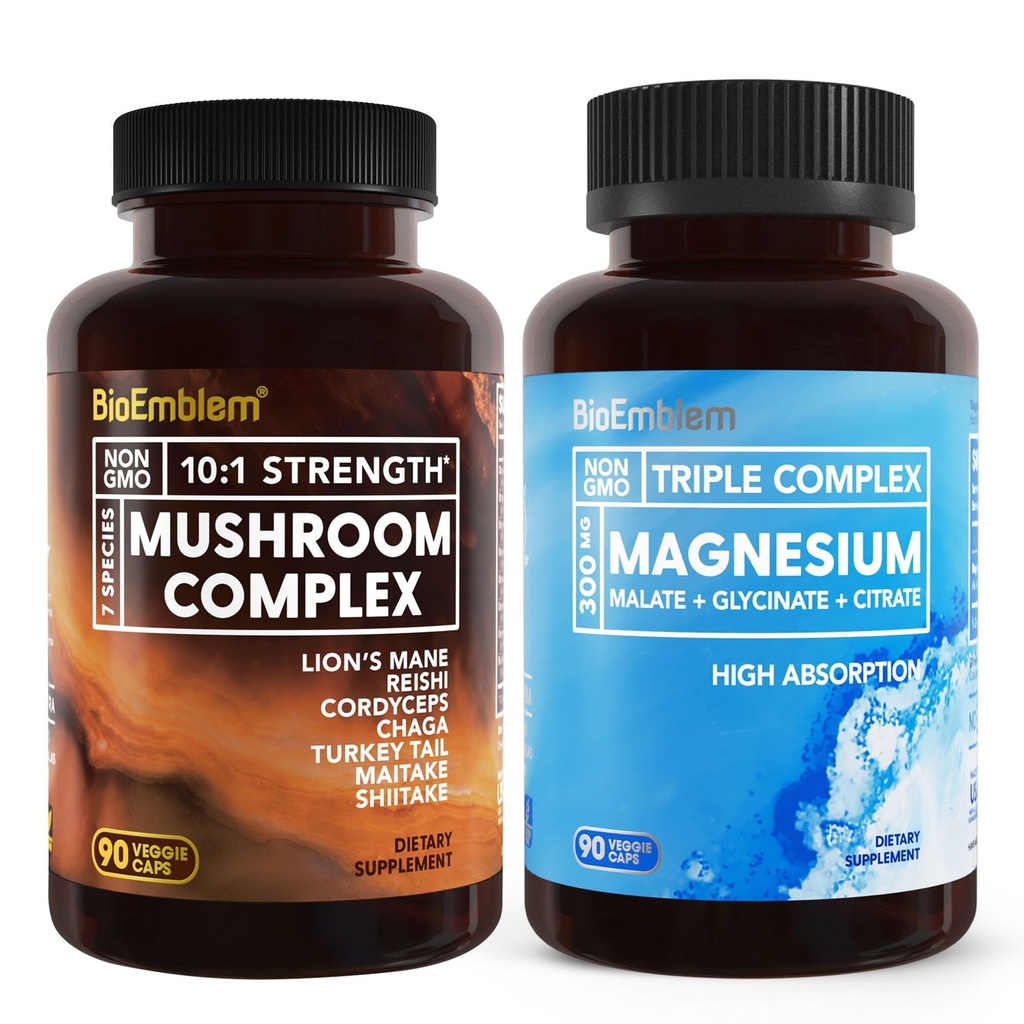 BioEmblem Triple Magnesium Complex ja Sieni Complex