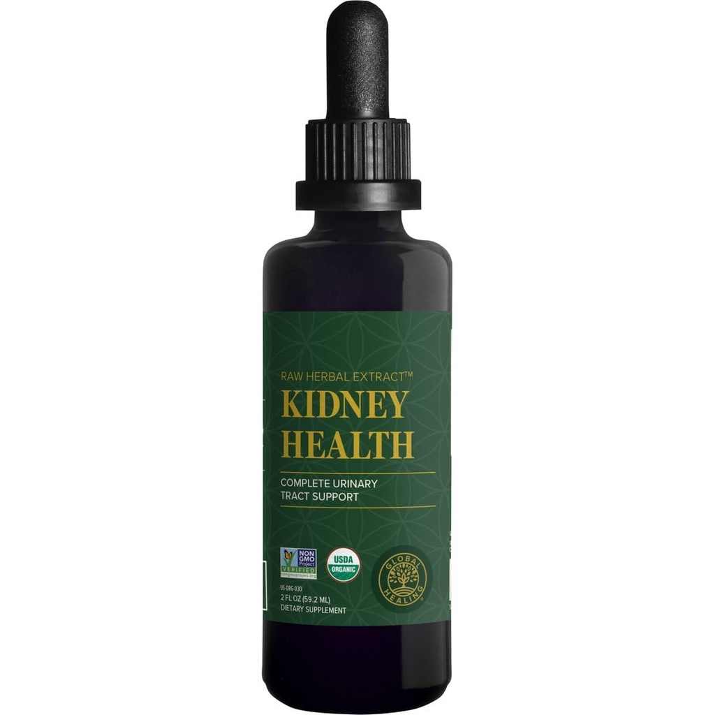 Maailmanlaajuinen paraneminen USDA Organic Munuaisten terveys karpalo & Hydrangea - Munuaisten puhdistusnesteen täydentää & kiviä liuotin virtsanterveyteen - Detox & korjaus Formula rakko ohjaus - 2 Fl Oz