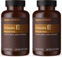 Elementit E-vitamiini, 400 IU, 100 Softgelia, 100 toimituspäivää (pakkaus toukokuussa Vary) (pakkaus 2)