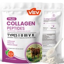 VEV Multi Collagen Peptides Powder, 16 oz (41 Servings) ..