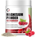 Magnesium Glycinate Powder - 680mg Magnesium Complex Supplement magnesiumsitraatilla, oksidilla ja A-vitamiinilla C D E rauhoittaville, yö- ja lihastuelle - Vegaani, ei GMO (60 tarjoilua, 120 grammaa)