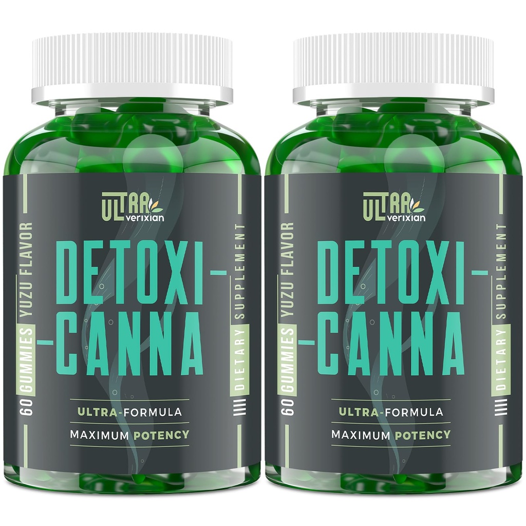 Detox Cleanse Gummies - Maksa, Gut, Munuaisten puhdistus Detox & Korjaus, Nopea ja tehokas koko kehon puhdistus paras naisille ja miehille maito ohdake - Natural Plant-Baseed Detox täydentää, 120 Gummies